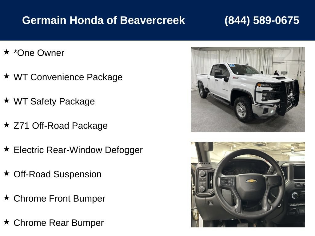 Used 2024 Chevrolet Silverado 2500 W/T w/ WT Convenience Package AWD/4WD image 5