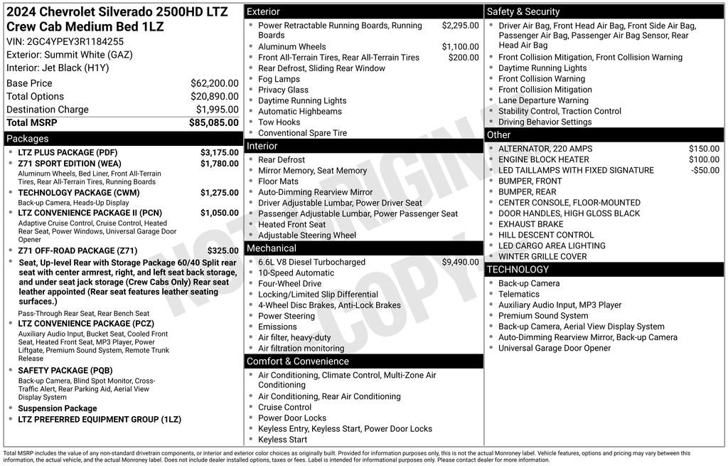 Certified 2024 Chevrolet Silverado 2500 LTZ w/ LTZ Plus Package image 43
