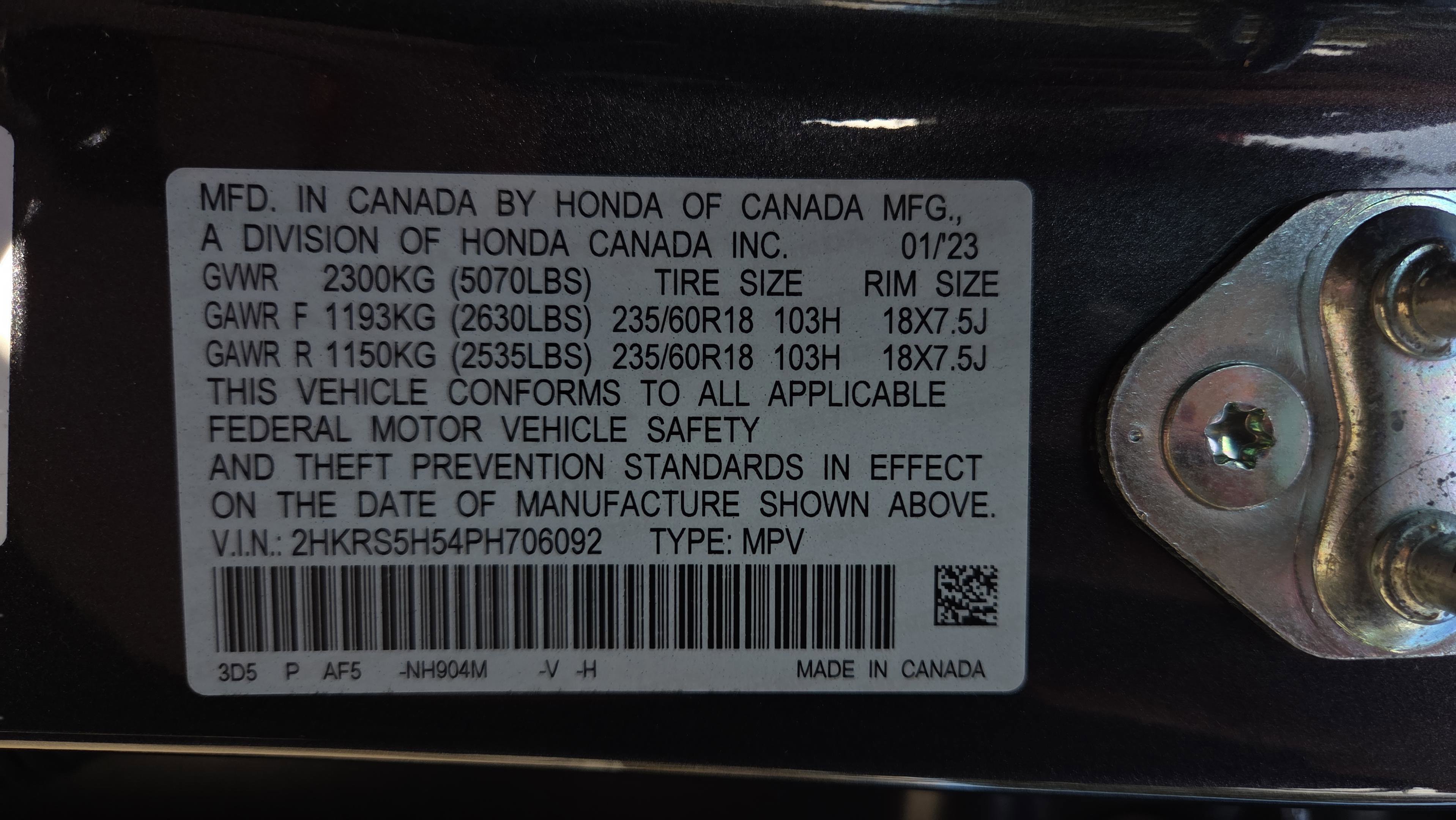 Certified 2023 Honda CR-V Sport image 26