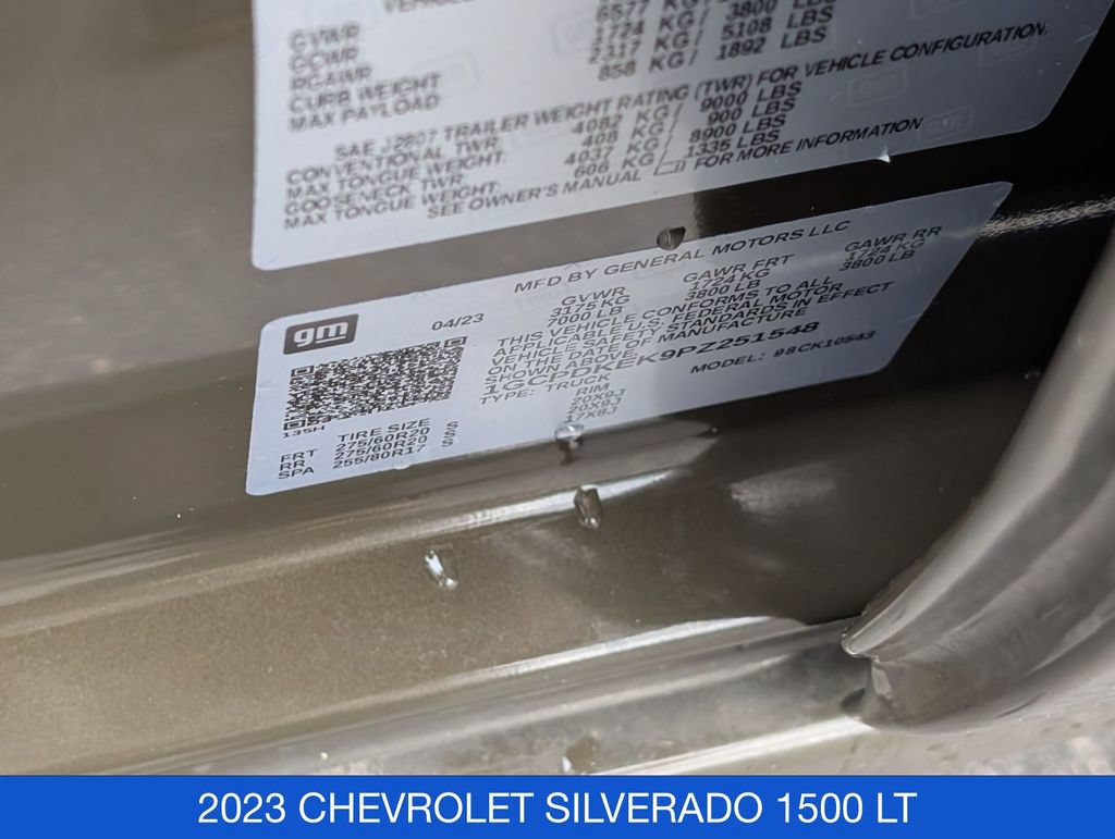 Used 2023 Chevrolet Silverado 1500 LT AWD/4WD image 34