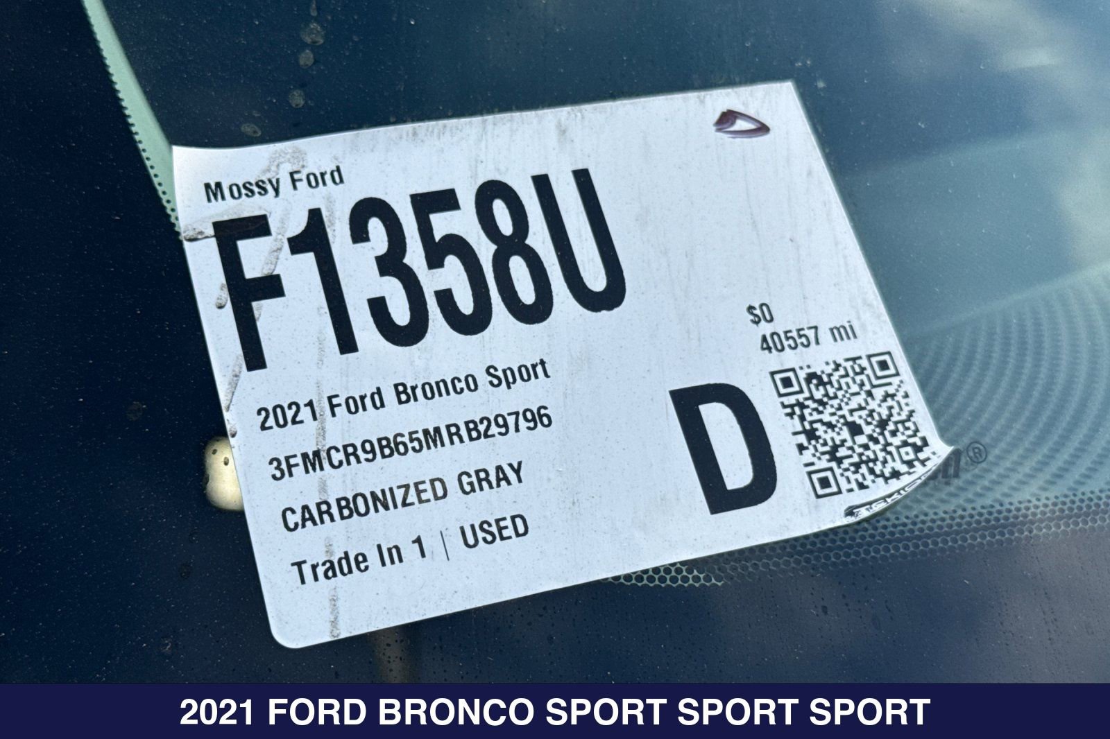 Used 2021 Ford Bronco Sport Big Bend w/ Big Bend Package AWD/4WD image 2