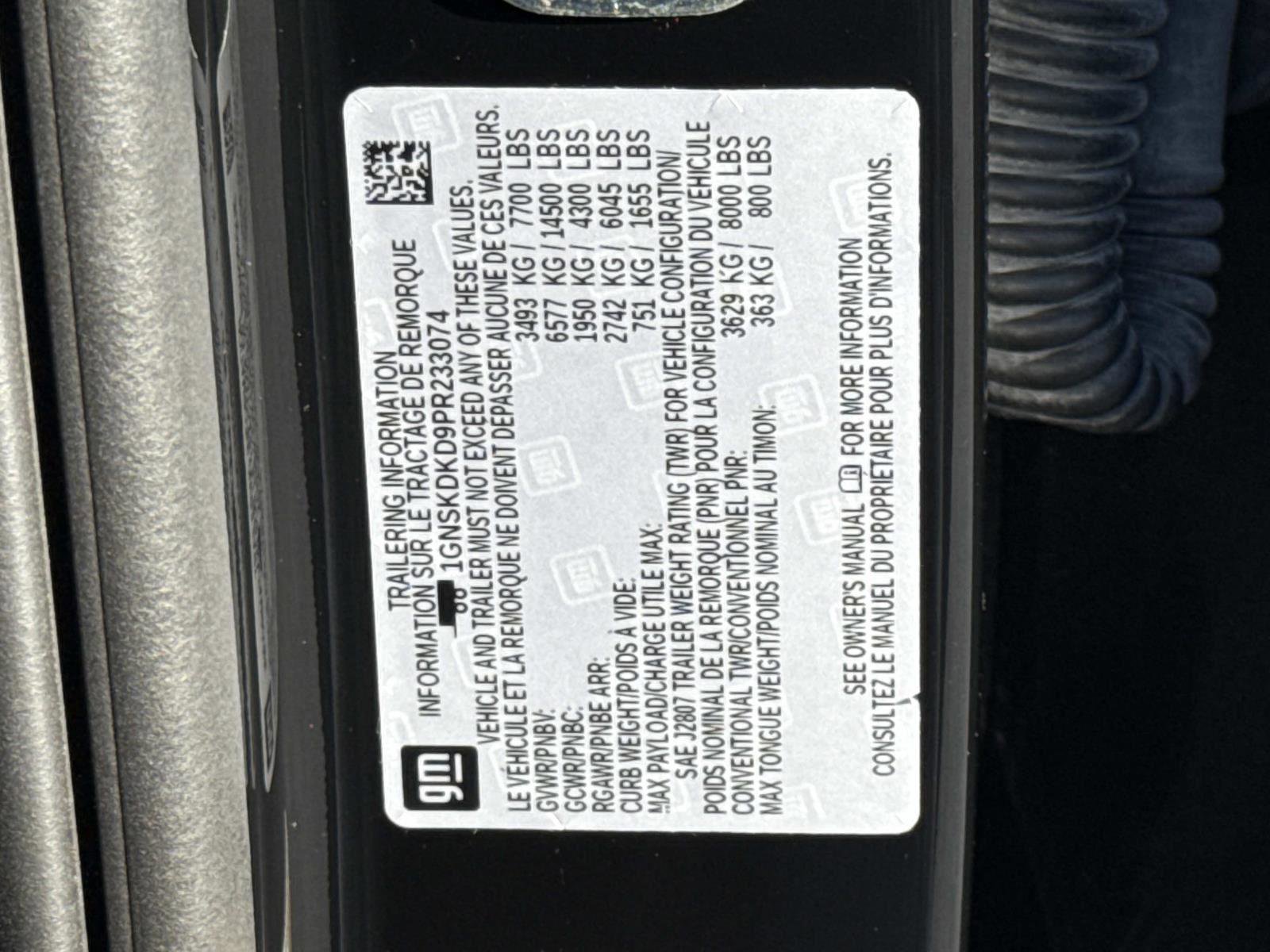 Used 2023 Chevrolet Suburban Z71 w/ Max Trailering Package image 30