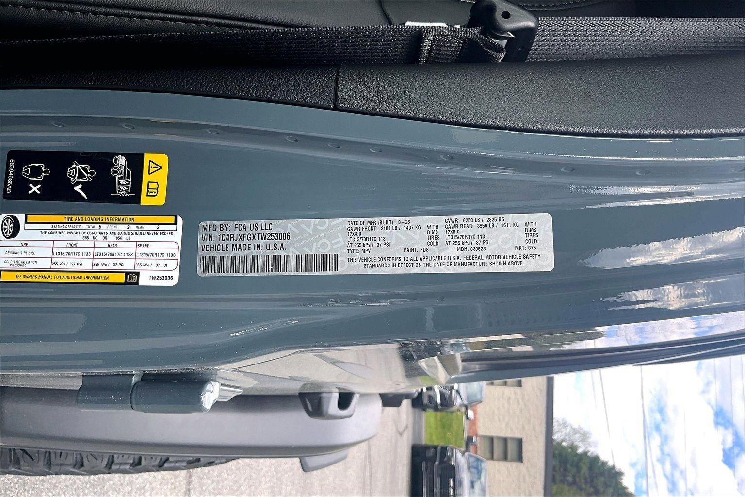 New 2026 Jeep Wrangler Unlimited Rubicon w/ Xtreme 35 Tire Package image 14