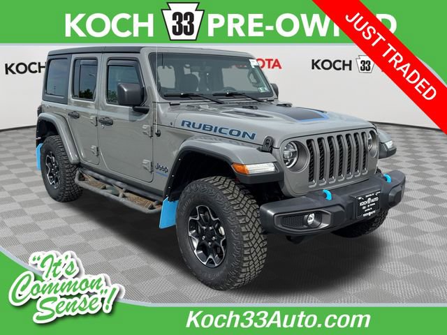 Used 2021 Jeep Wrangler Unlimited Rubicon 4xe w/ Cold Weather Group AWD/4WD image 1