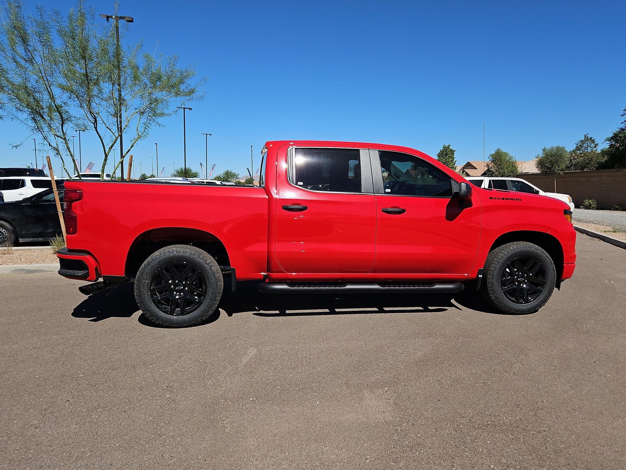 New 2026 Chevrolet Silverado 1500 Custom w/ Turbomax Blackout Package RWD image 7