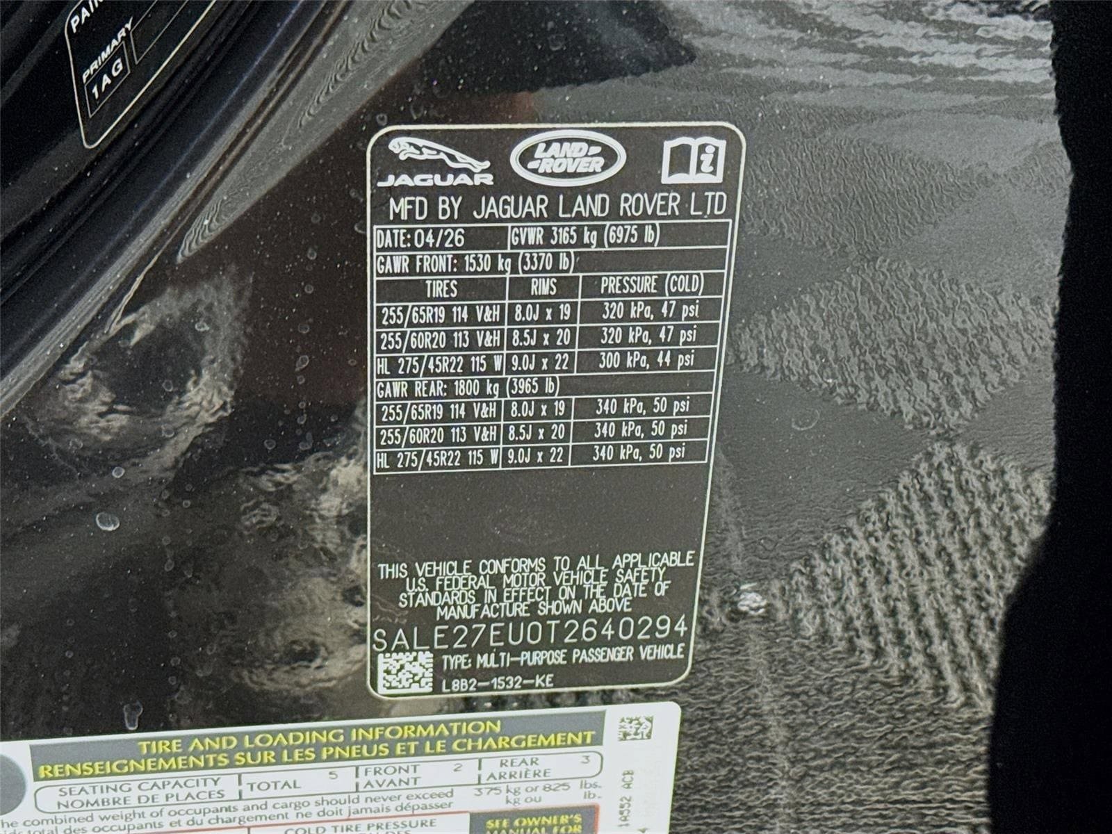 New 2026 Land Rover Defender 110 X-Dynamic SE AWD/4WD image 34