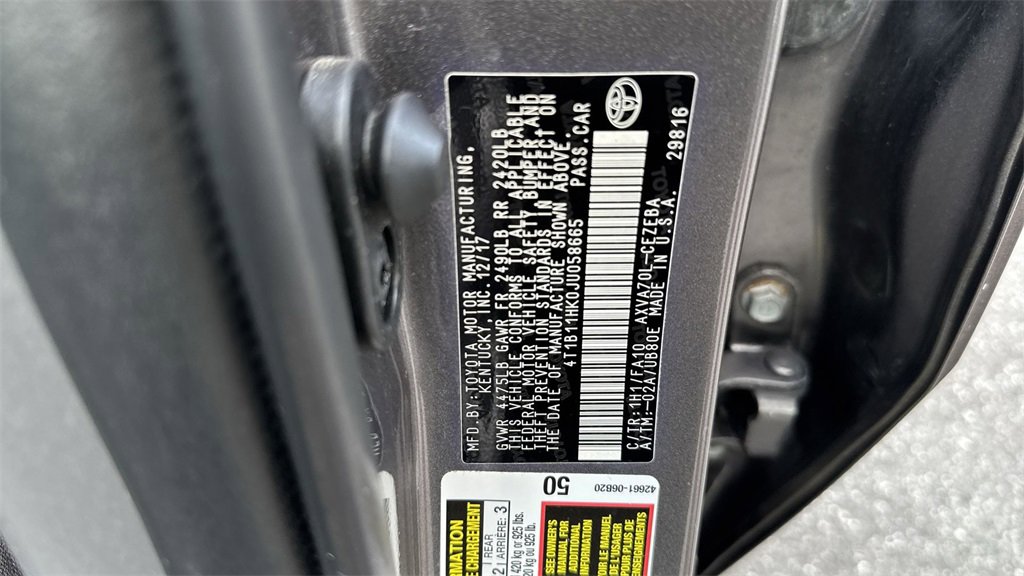 Used 2018 Toyota Camry L image 60