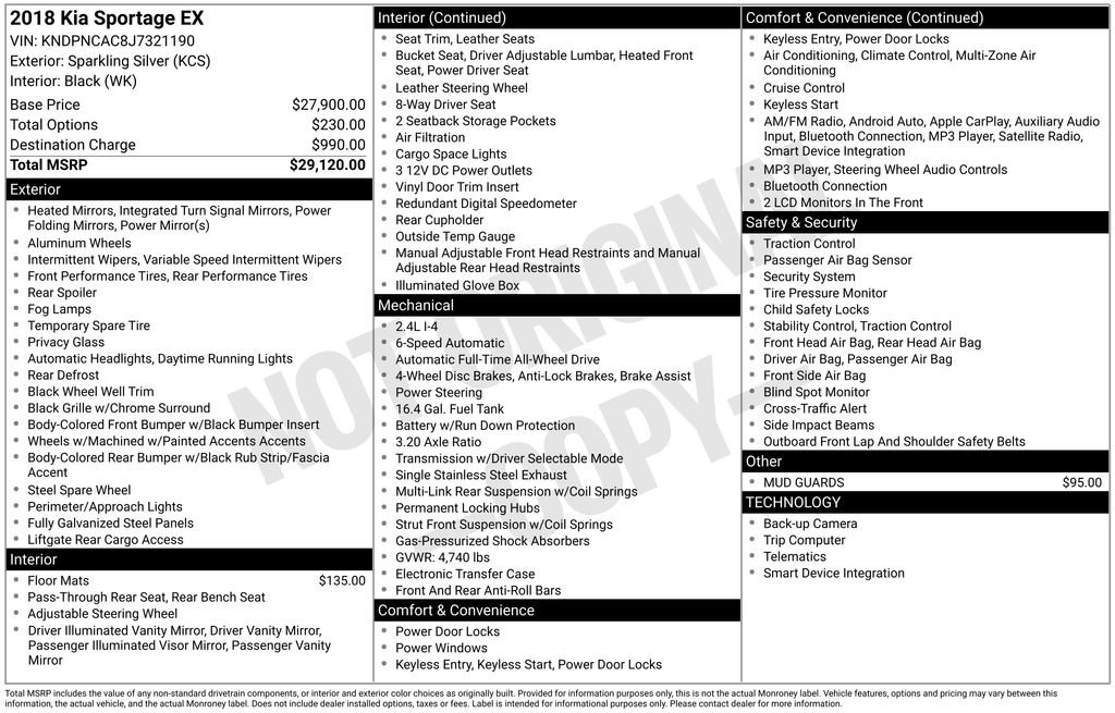 Used 2018 Kia Sportage EX image 41