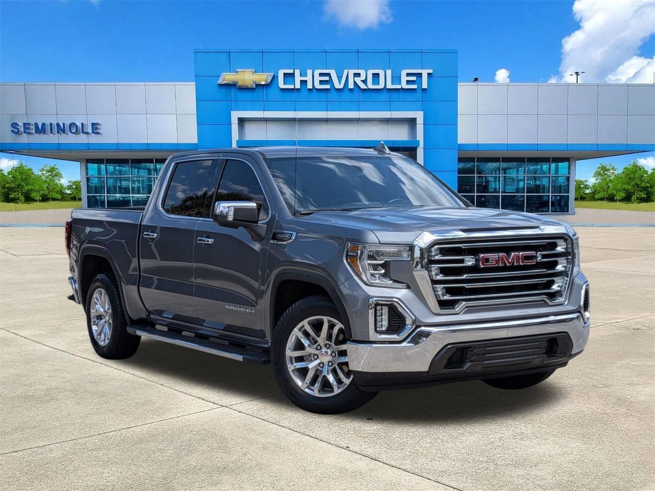 Used 2019 GMC Sierra 1500 SLT w/ SLT Premium Package RWD image 1