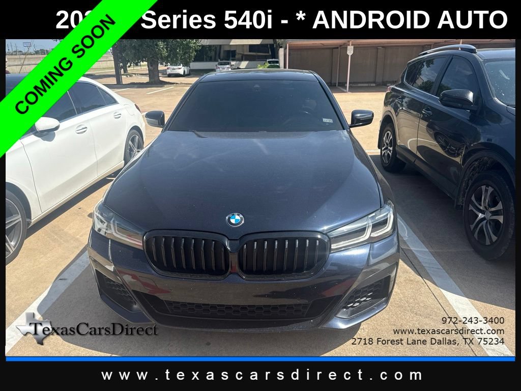 Used 2022 BMW 540i w/ M Sport Package RWD image 3