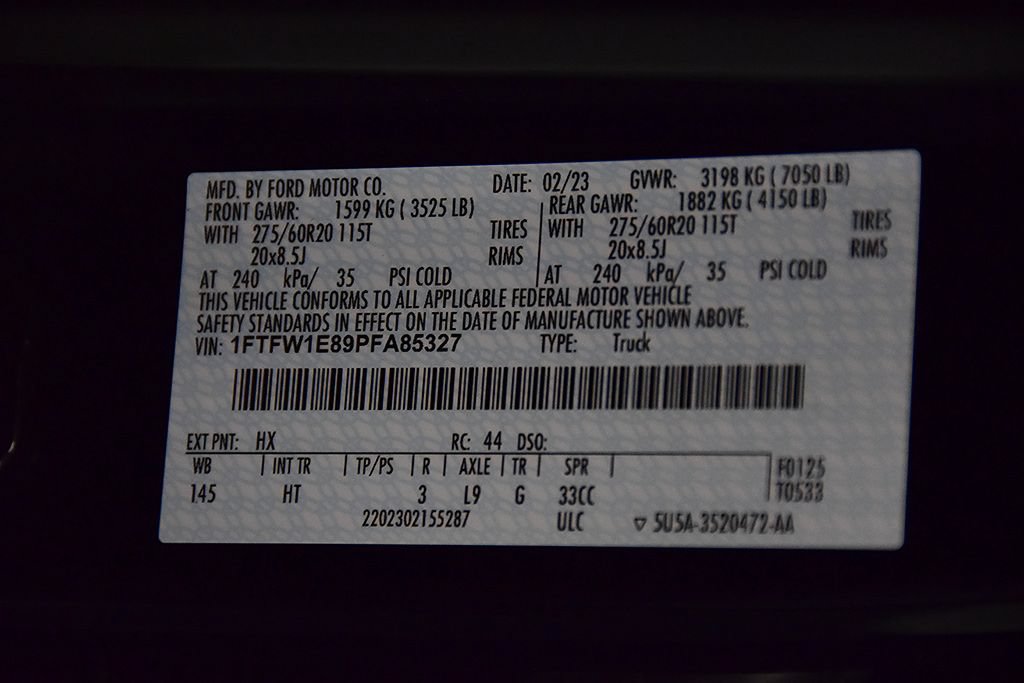 Used 2023 Ford F150 Lariat w/ Equipment Group 502A High AWD/4WD image 15