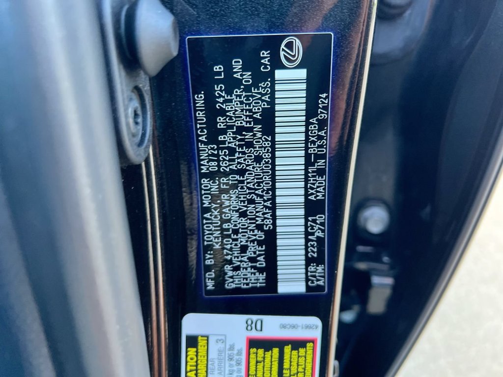 Certified 2024 Lexus ES 300h Ultra Luxury w/ Accessory Package (Z2) FWD image 22