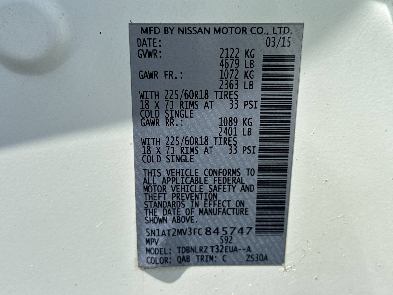 Used 2015 Nissan Rogue SL AWD/4WD image 35