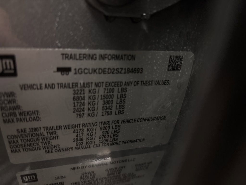 Used 2025 Chevrolet Silverado 1500 LT w/ Protection Package image 13