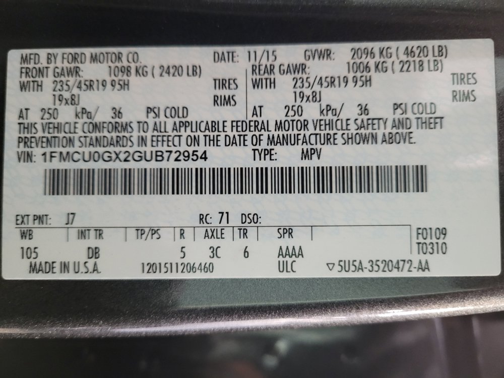 Used 2016 Ford Escape SE w/ SE Chrome Package FWD image 33