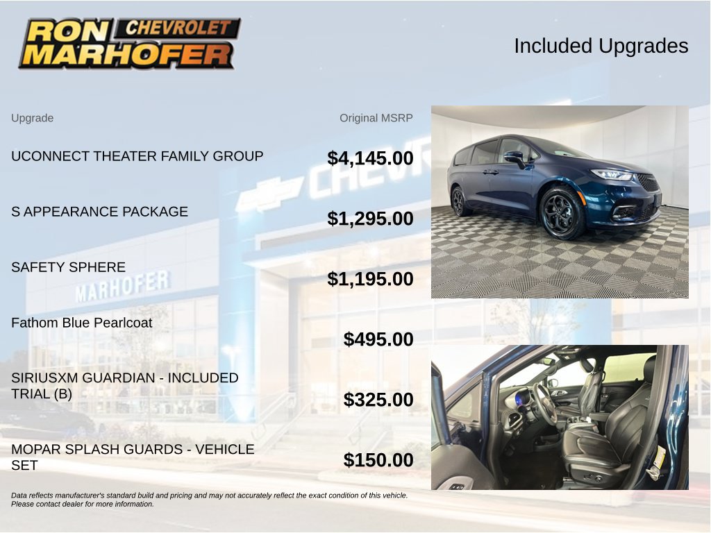 Used 2023 Chrysler Pacifica Touring-L w/ Uconnect Theater Family Group FWD image 6
