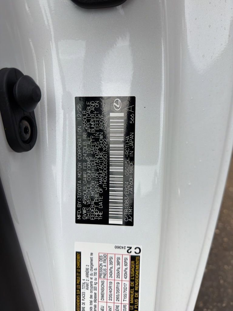 New 2025 Lexus RC 350 F Sport image 6