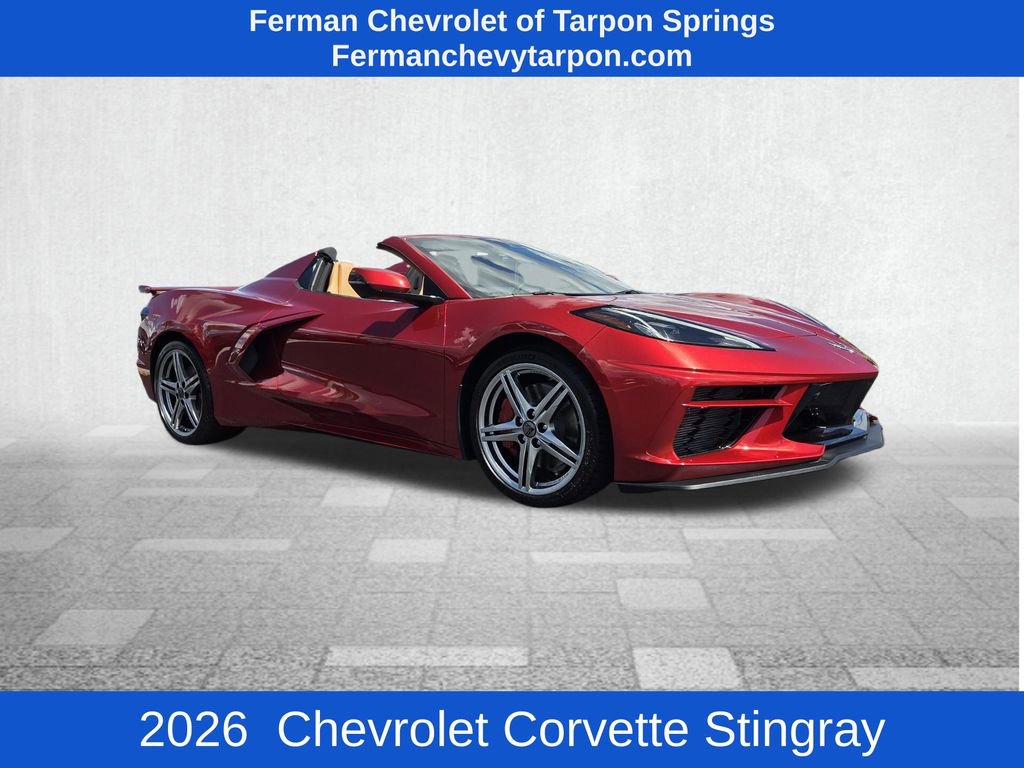 New 2026 Chevrolet Corvette Stingray 2D Convertible w/ Z51 Performance Package image 1