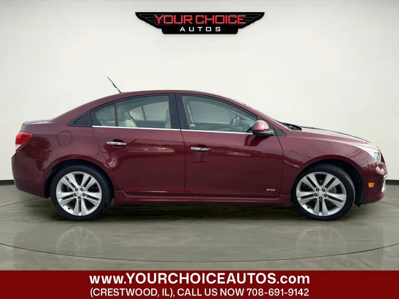 Used 2015 Chevrolet Cruze LTZ w/ Sun, Sound and Sport Package FWD image 6