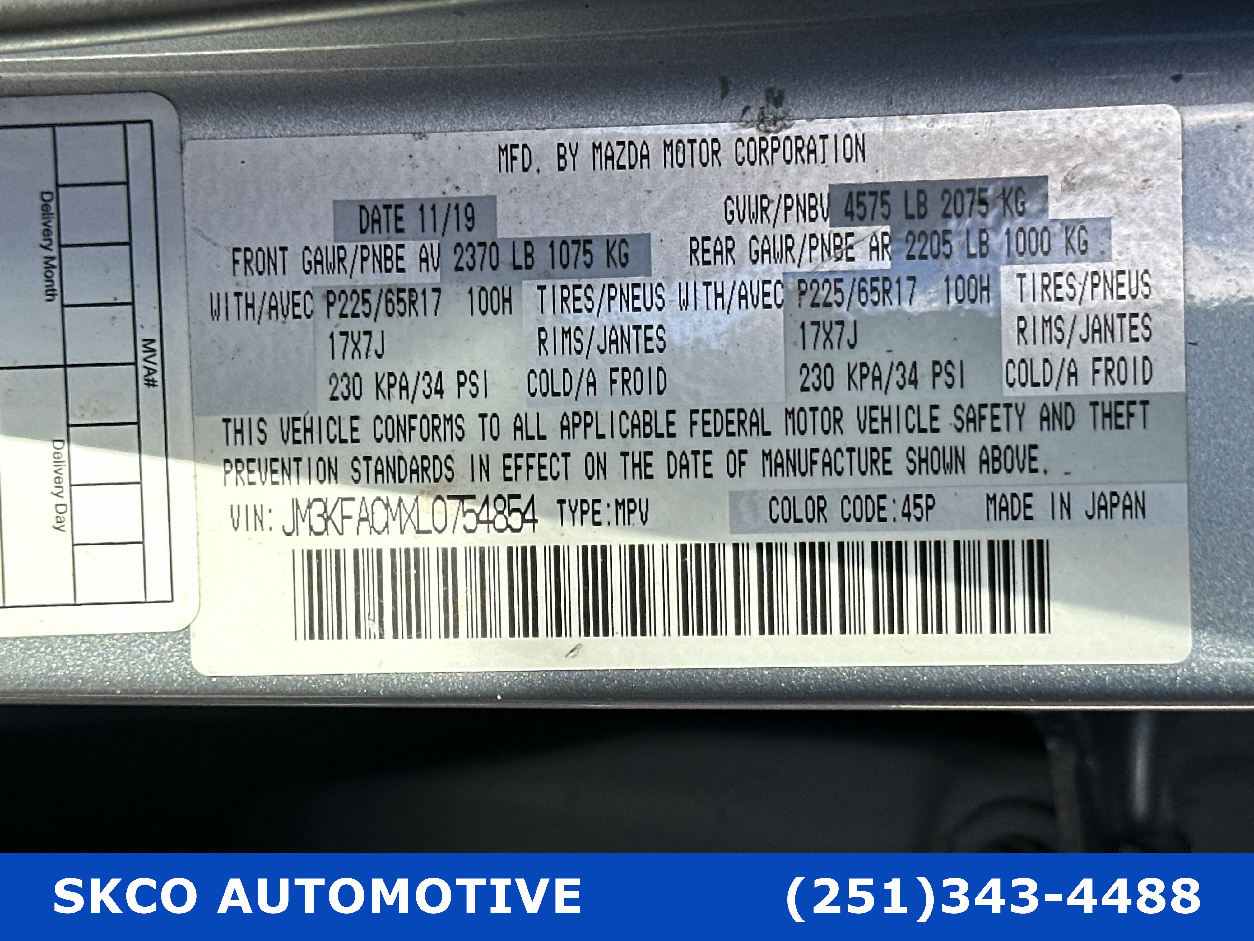 Used 2020 MAZDA CX-5 Touring image 25