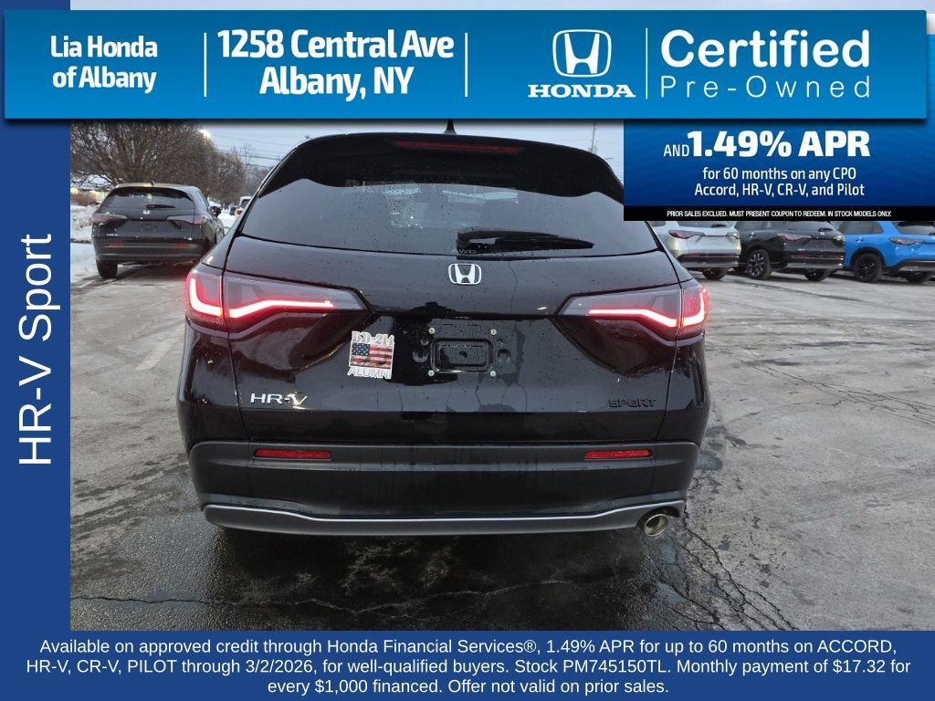 Certified 2023 Honda HR-V Sport image 6