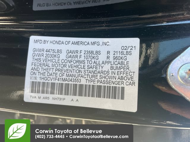 Used 2021 Honda Accord Sport Special Edition image 23