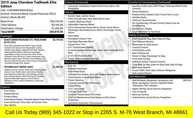 Used 2019 Jeep Cherokee Trailhawk image 42