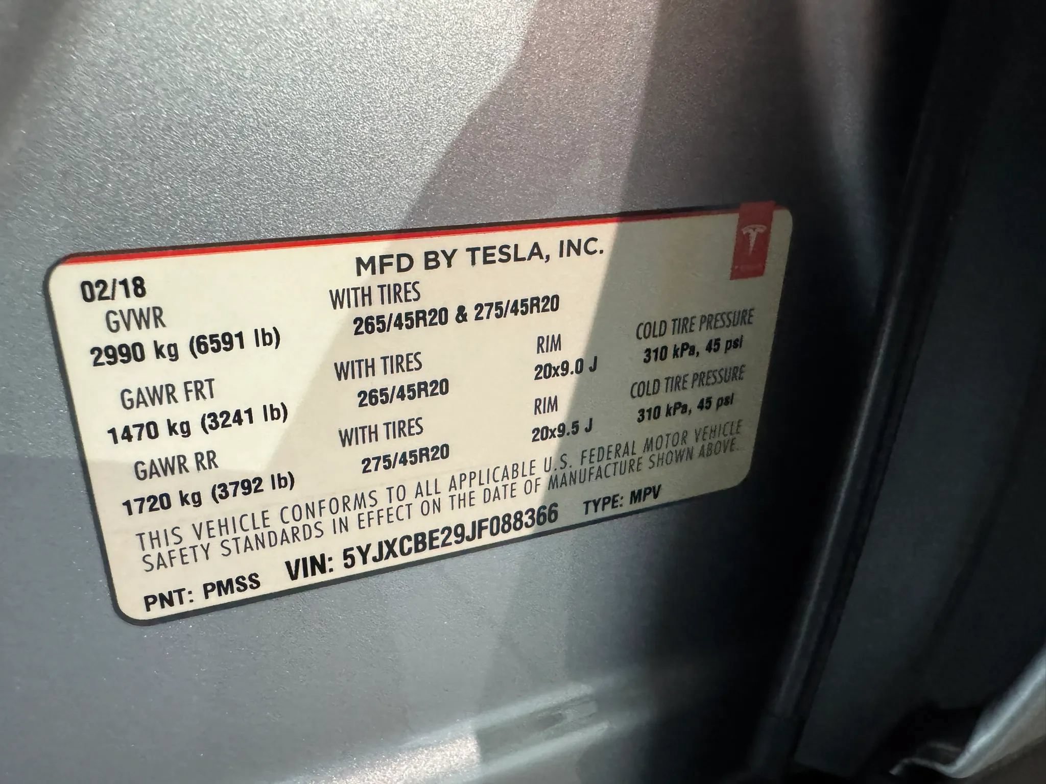 Used 2018 Tesla Model X 75D AWD/4WD image 30