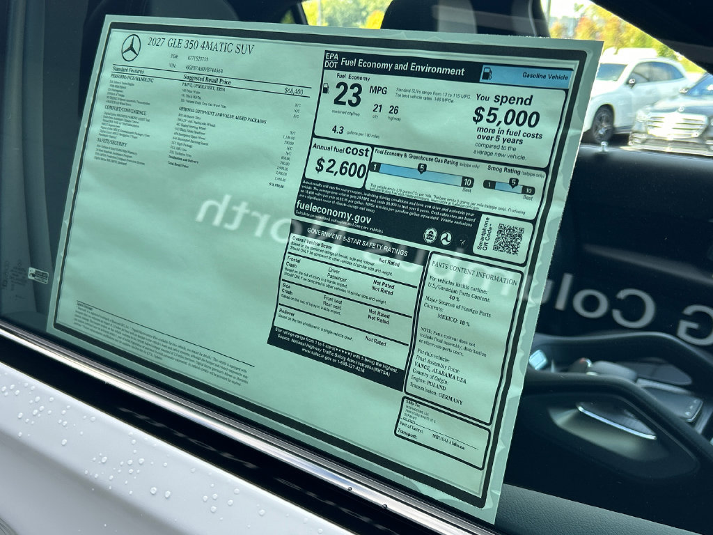 New 2027 Mercedes-Benz GLE 350 4MATIC image 37