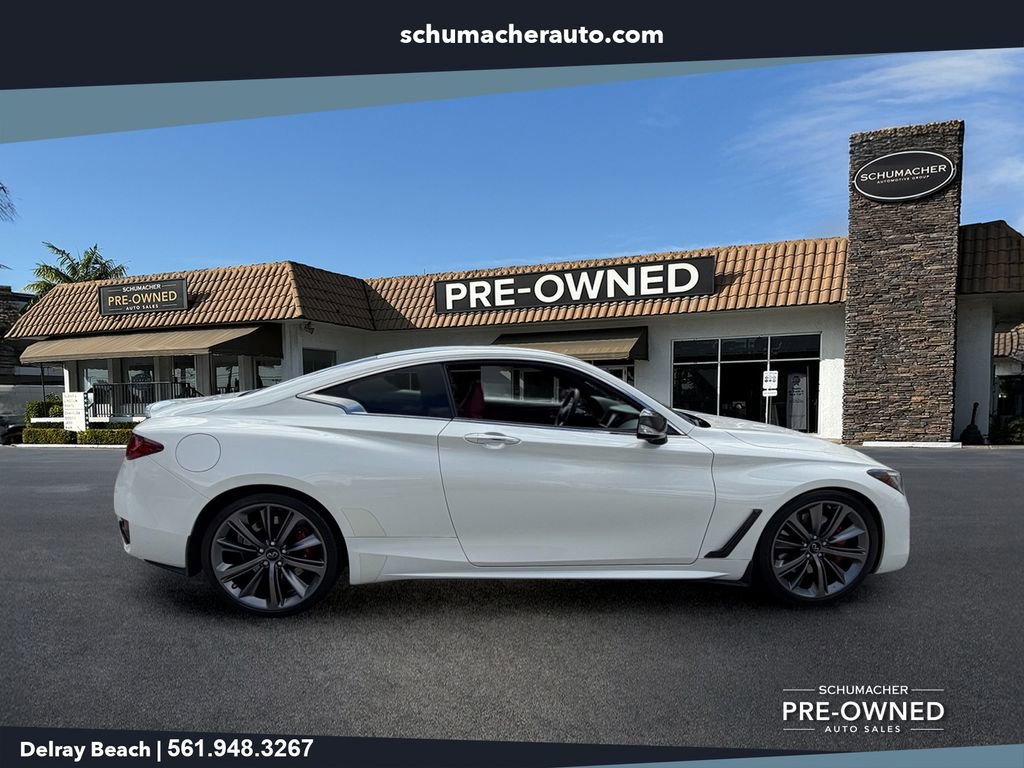 Used 2021 INFINITI Q60 Red Sport 400 w/ Carbon Fiber Package RWD image 8