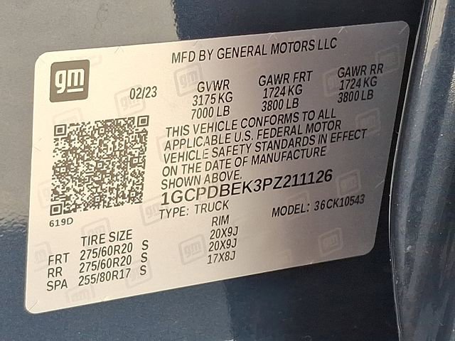Certified 2023 Chevrolet Silverado 1500 Custom w/ LPO, Dark Essentials Package AWD/4WD image 27