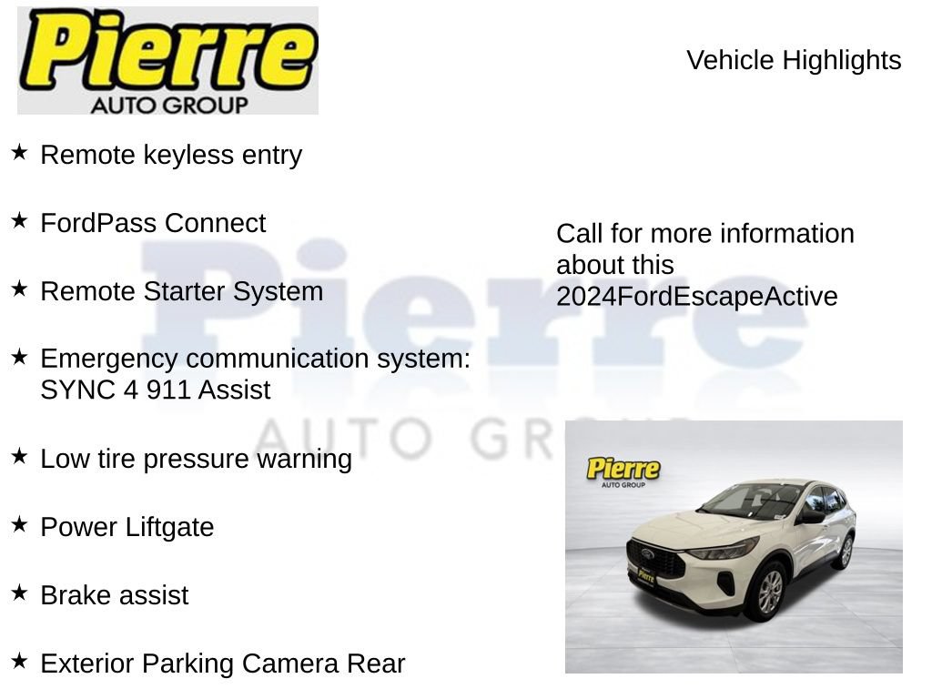 Used 2024 Ford Escape Active AWD/4WD image 14