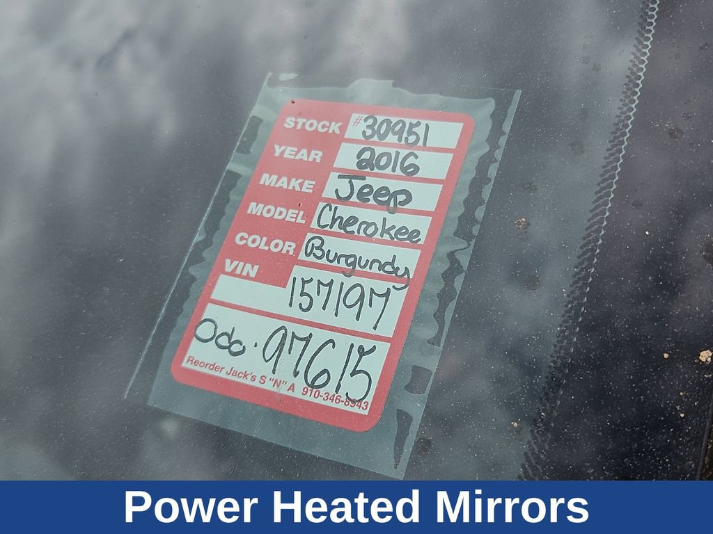 Used 2016 Jeep Cherokee Latitude w/ Safety/Convenience Group image 10