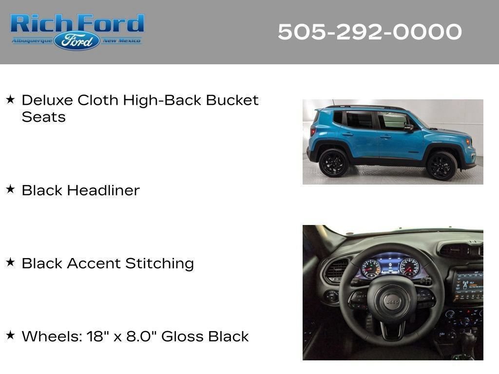 Used 2022 Jeep Renegade Altitude w/ Sun/Sound Group AWD/4WD image 33