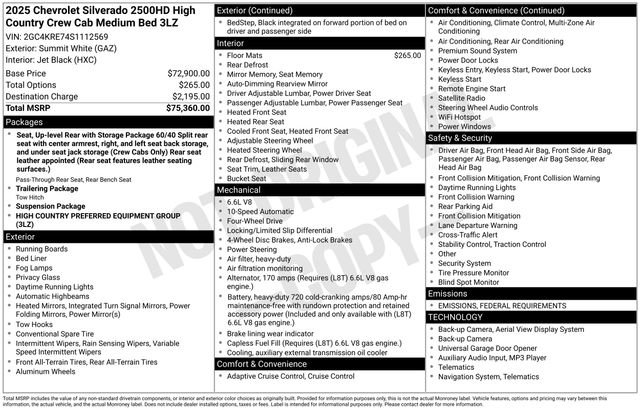 Used 2025 Chevrolet Silverado 2500 High Country image 5