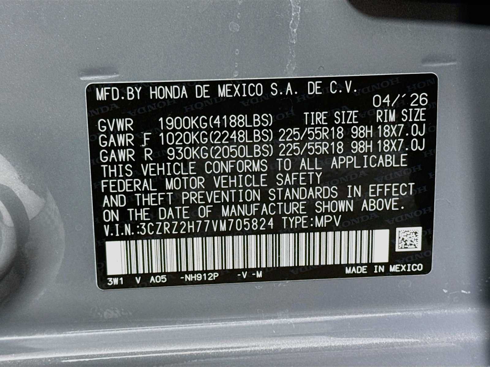 Used 2027 Honda HR-V EX-L image 30