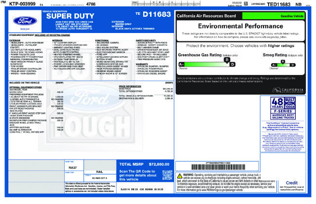 Used 2026 Ford F250 Lariat w/ FX4 Off-Road Package AWD/4WD image 34