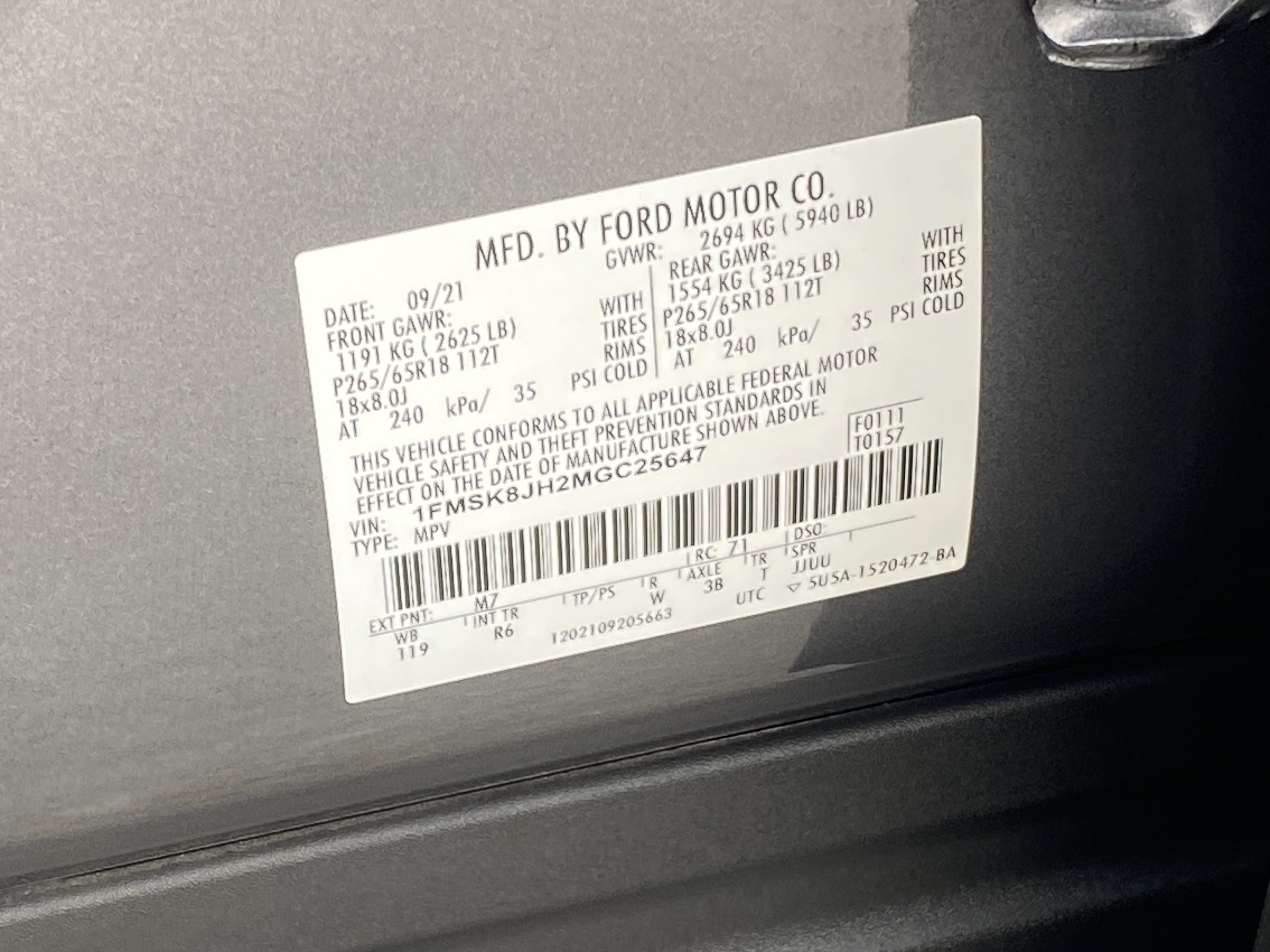 Used 2021 Ford Explorer Timberline image 32