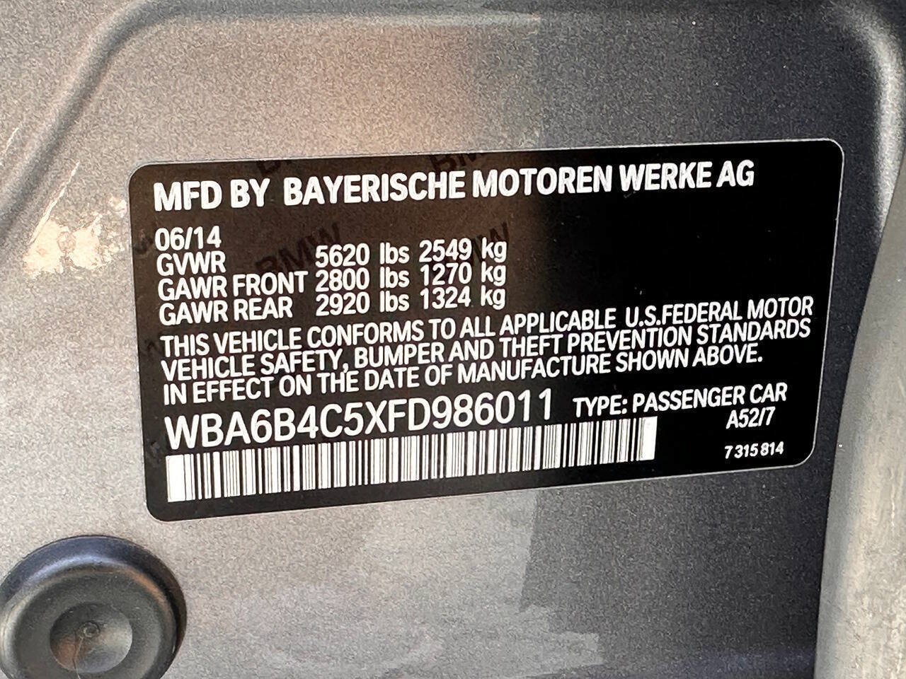 Used 2015 BMW ALPINA B6 xDrive Gran Coupe AWD/4WD image 10