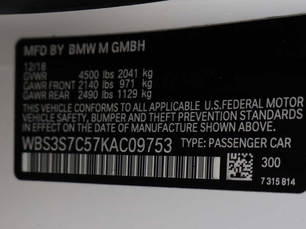 Used 2019 BMW M4 CS image 45