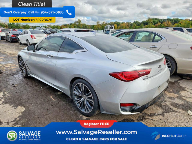 Used 2018 INFINITI Q60 3.0t Luxe AWD/4WD image 3