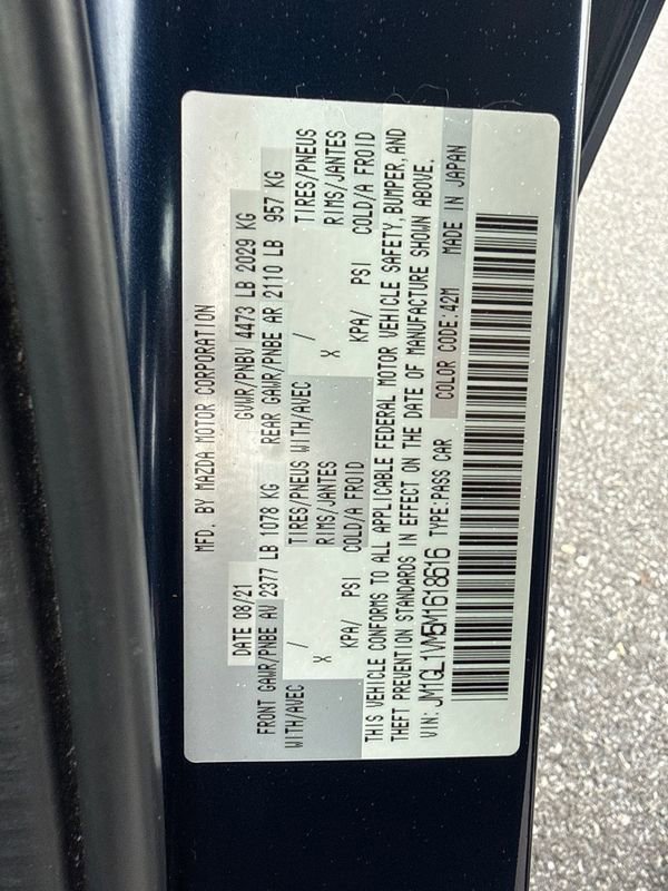 Used 2021 MAZDA MAZDA6 Touring image 26