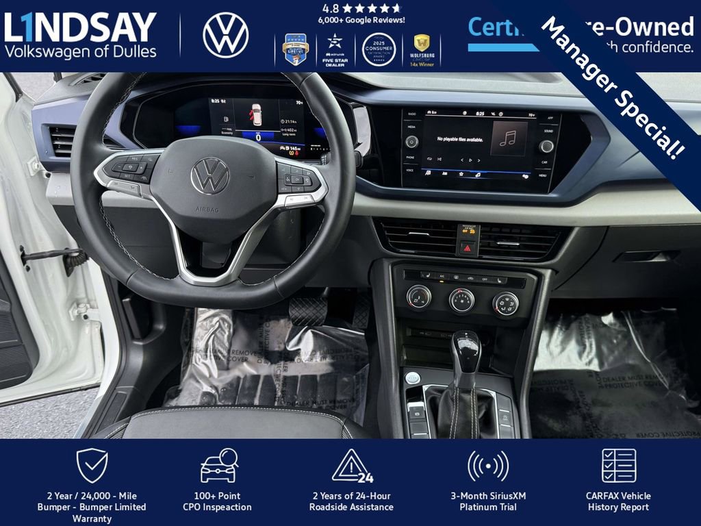 Certified 2022 Volkswagen Taos SE w/ IQ.Drive SE Package image 9