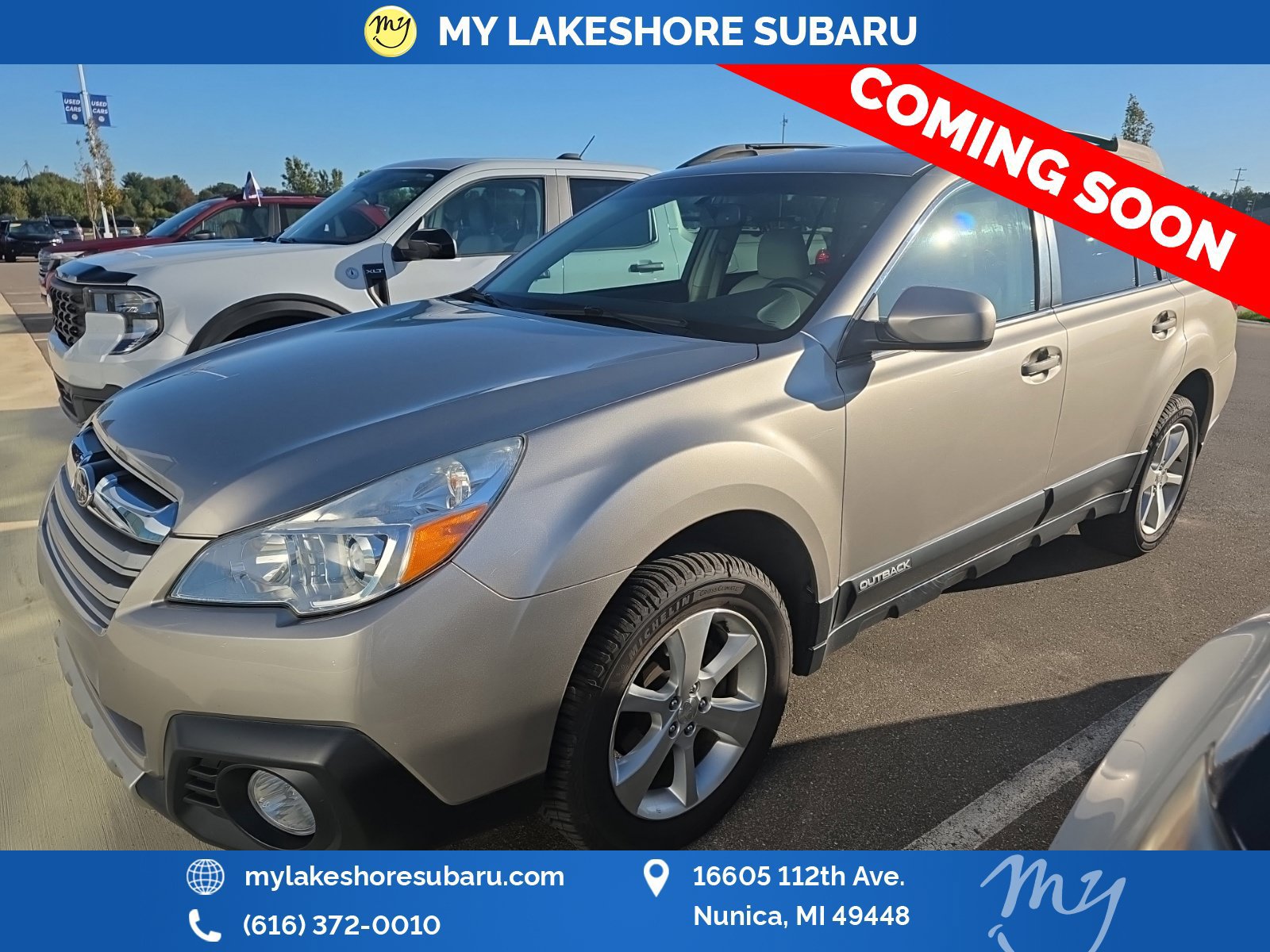 Used 2014 Subaru Outback 2.5i Limited w/ Moonroof Package AWD/4WD image 3