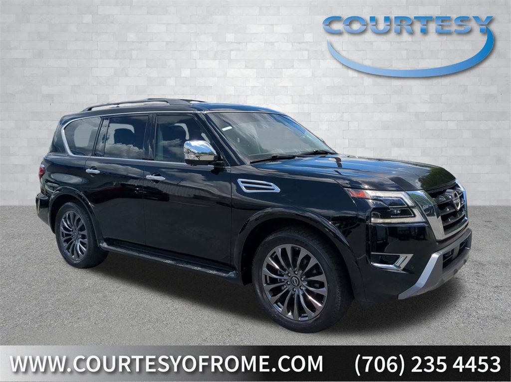 Used 2023 Nissan Armada Platinum w/ Captain's Chairs Package