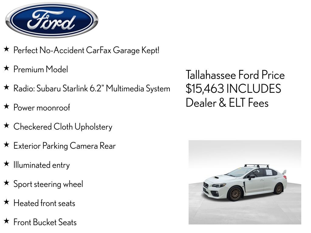 Used 2016 Subaru WRX Premium AWD/4WD image 4