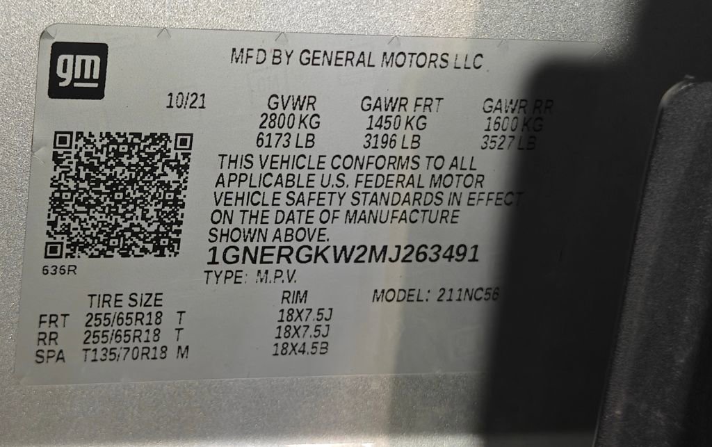 Used 2021 Chevrolet Traverse LT image 63