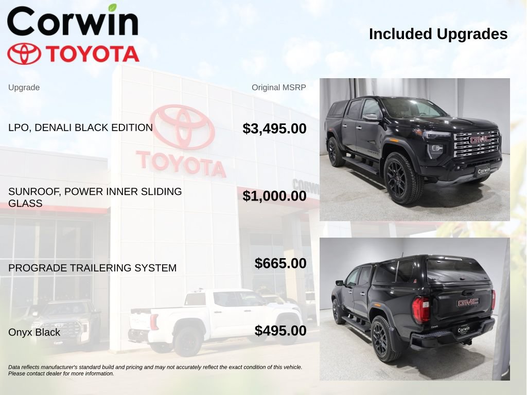 Used 2024 GMC Canyon Denali w/ LPO, Denali Black Edition AWD/4WD image 4
