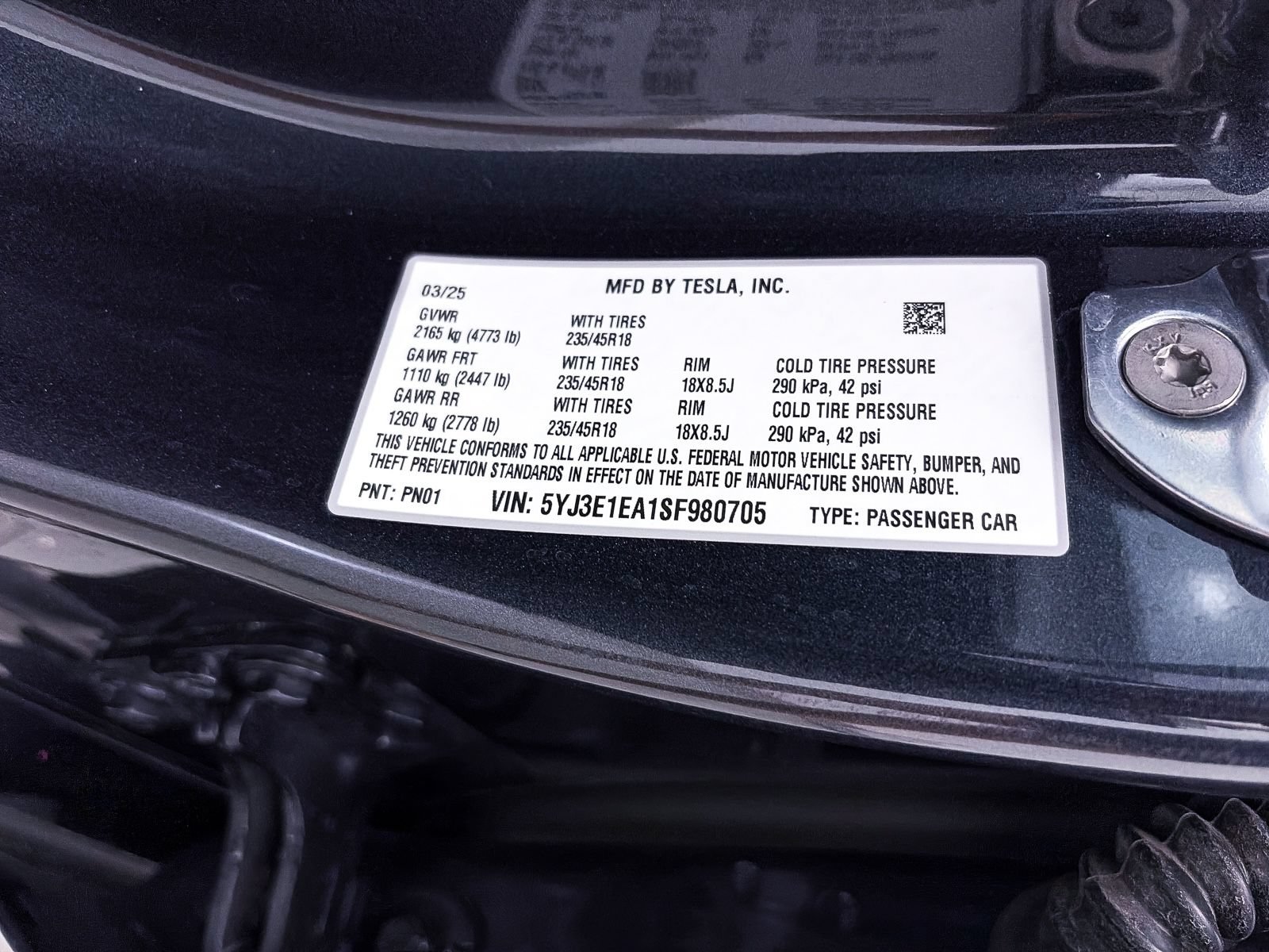 Used 2025 Tesla Model 3 Long Range RWD image 37