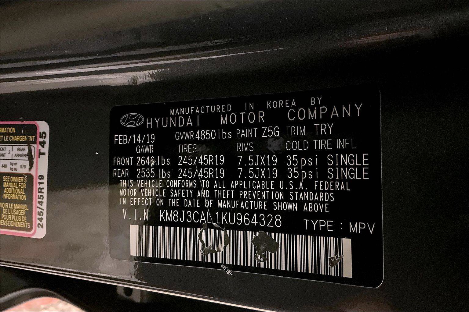 Used 2019 Hyundai Tucson Night image 32